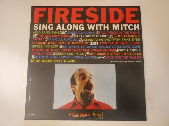 Mitch Miller and The Gang Fireside Sing Along with Mitch vinyl record