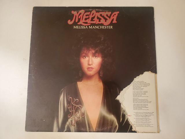 Melissa Manchester Melissa vinyl record