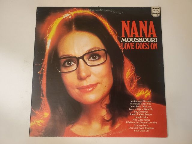 Nana Mouskouri Love Goes On vinyl record