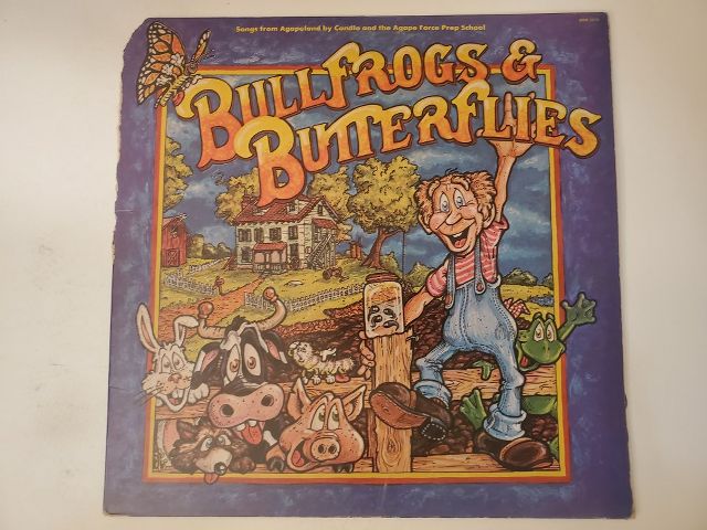 Agapeland Bullfrogs and Butterflies vinyl record