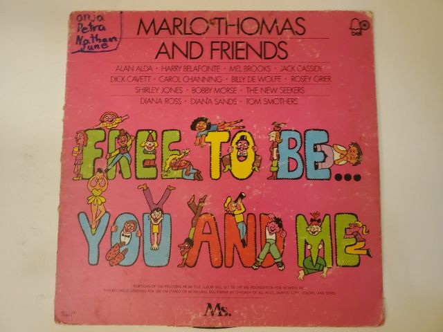 Marl0 Thomas and Friends Free to Be... You and Me vinyl record