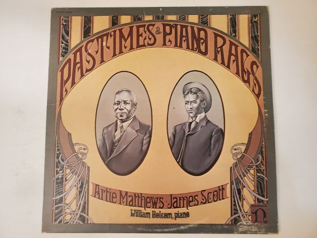 William Bolcom Pastimes and Piano Rags vinyl record