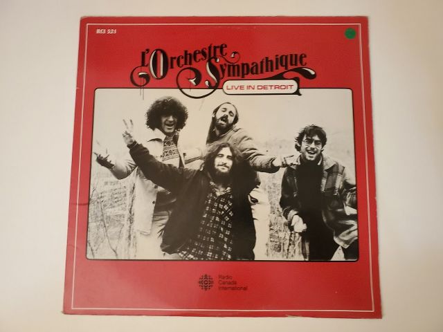 L'Orchestre Sympathique Live in Detroit vinyl record