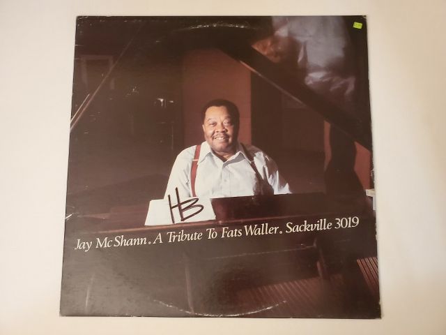 Jay McShann A Tribute To Fats Waller vinyl record