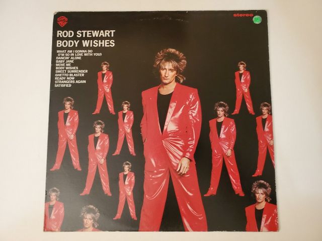 Rod Stewart Body Wishes vinyl record