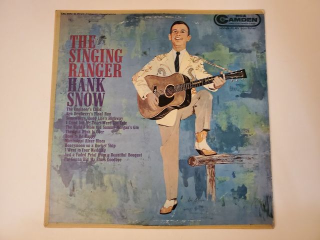 Hank Snow The Singing Ranger vinyl record