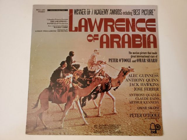 Maurice Jarre Lawrence of Arabia Soundtrack vinyl record