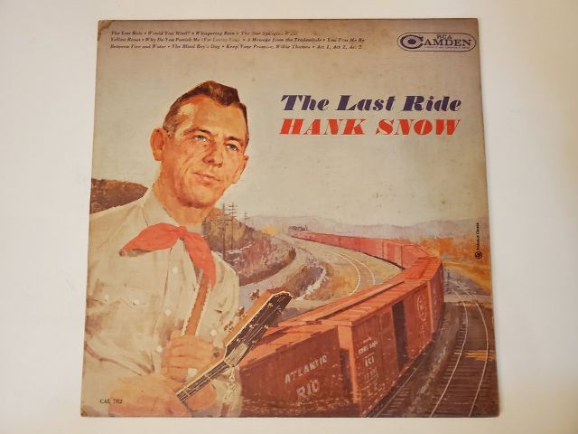 Hank Snow The Last Ride vinyl record
