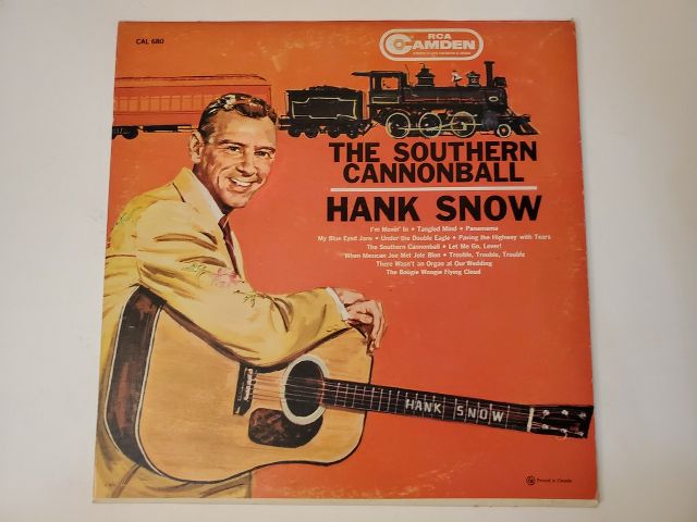 Hank Snow The Southern Cannonball vinyl record