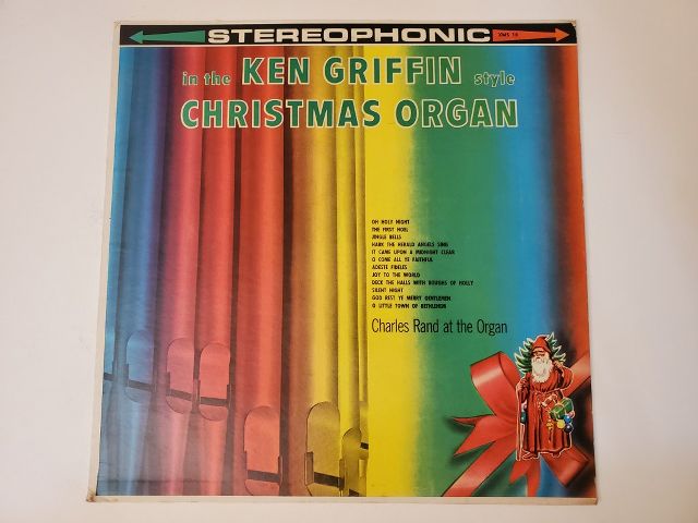 Charles Rand In the Ken Griffin Style: Christmas Organ vinyl record