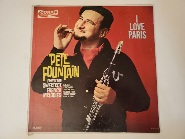 Pete Fountain I Love Paris vinyl record