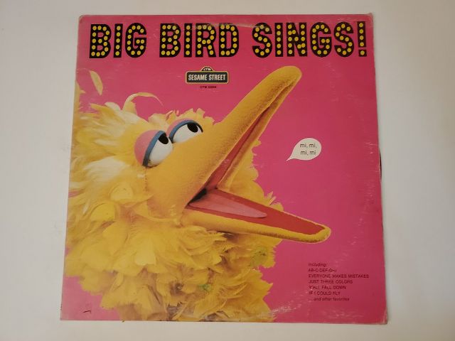Sesame Street Big Bird Sings! vinyl record