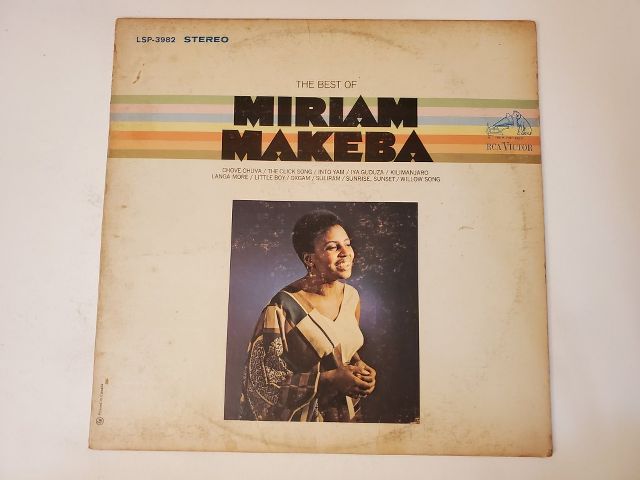 Miriam Makeba The Best of Miriam Makeba vinyl record