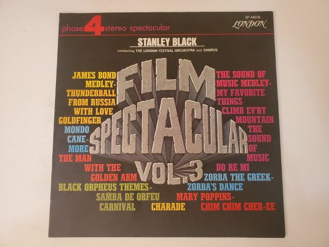 Stanley Black Film Spectacular Vol. 3 vinyl record
