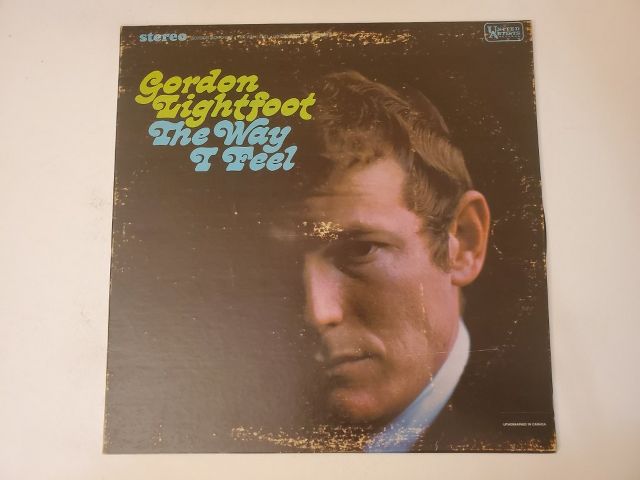Gordon Lightfoot The Way I Feel vinyl record