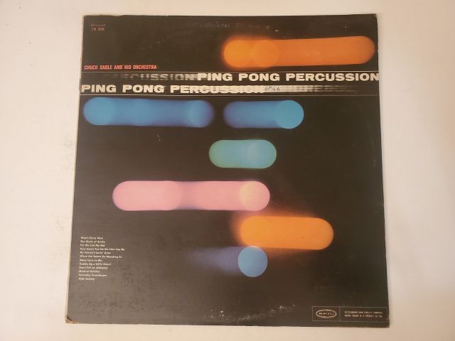 Chuck Sagle and His Orchestra Ping Pong Percussion vinyl record