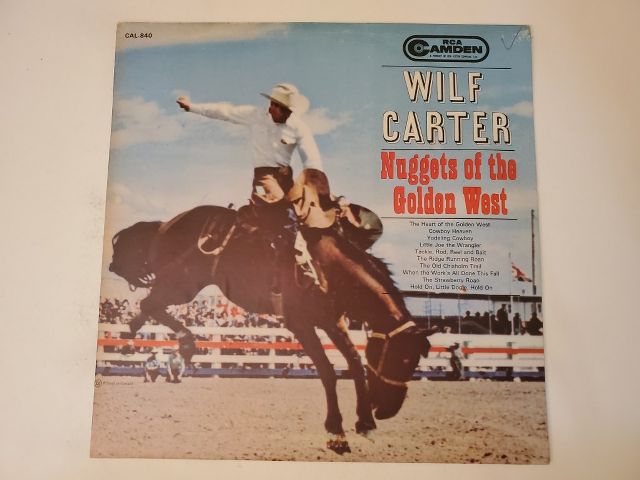 Wilf Carter Nuggets of the Golden West vinyl record