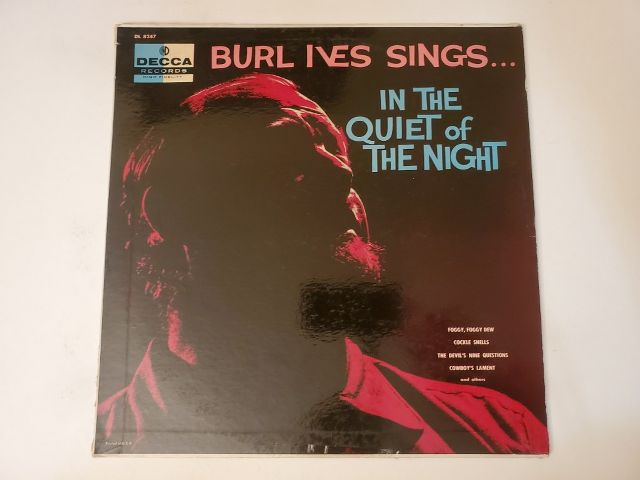 Burl Ives Sings... In the Quiet of the Night vinyl record