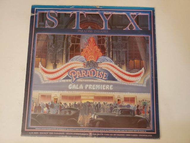 Styx Paradise Theatre vinyl record