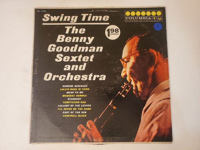 The Benny Goodman Sextet and Orchestra Swing Time vinyl record