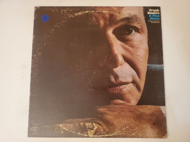 Frank Sinatra A Man Alone vinyl record