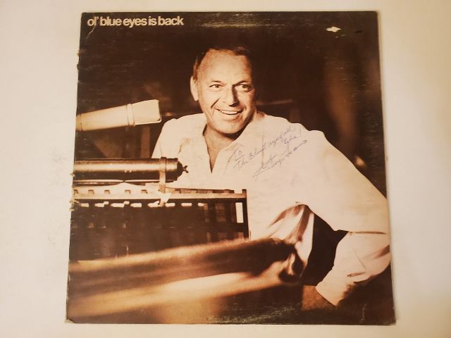 Frank Sinatra Ol' Blue Eyes Is Back vinyl record