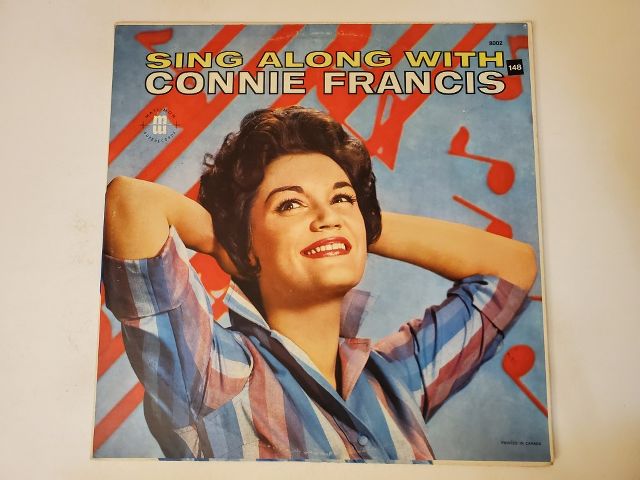 Connie Francis Sing Along with Connie Francis vinyl record