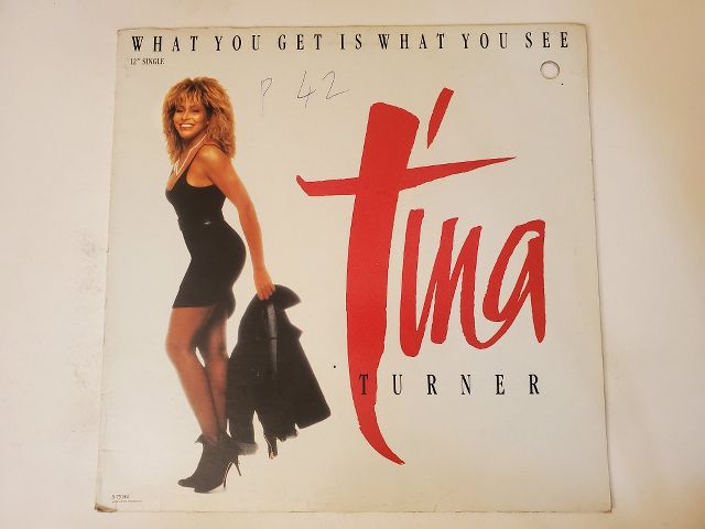 Tina Turner What You Get Is What You See vinyl record