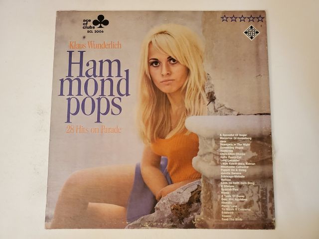 Klaus Wunderlich Hammond Pops: 28 Hits on Parade vinyl record