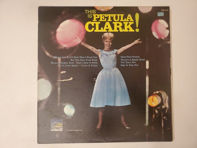 Petula Clark This is Petula Clark! vinyl record