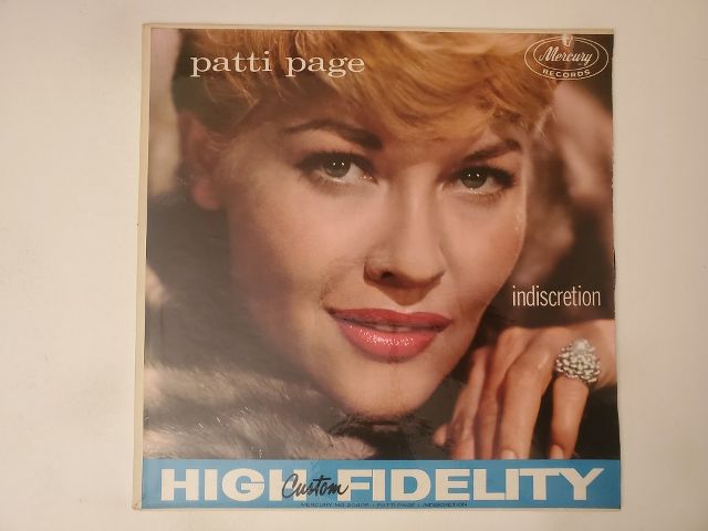 Patti Page Indiscretion vinyl record