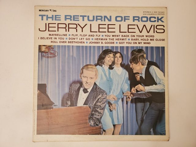 Jerry Lee Lewis The Return of Rock vinyl record