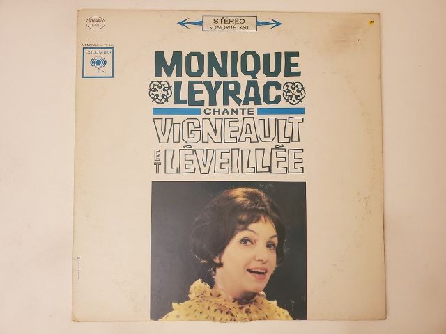 Monique Leyrac Chante Vigneault et L?veill?e vinyl record