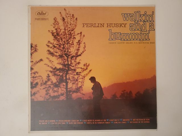 Ferlin Husky Walkin' and a Hummin' vinyl record