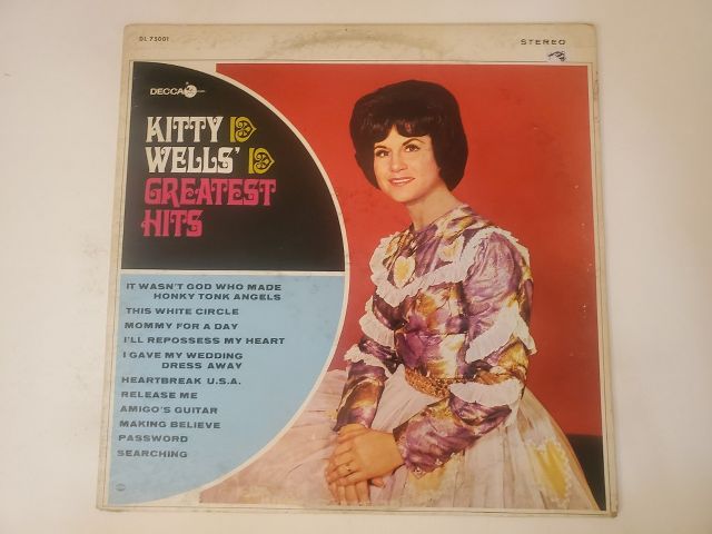 Kitty Wells Greatest Hits vinyl record