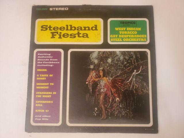 West Indian Tobacco Gay Desperadoes Steel Orchestra Steelband Fiesta vinyl record