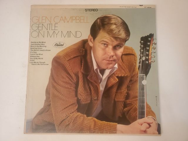 Glen Campbell Gentle on My Mind vinyl record