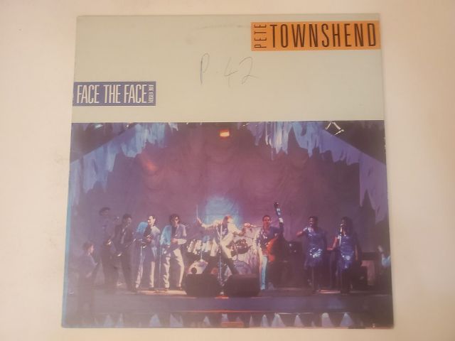 Pete Townshend Face the Face vinyl record