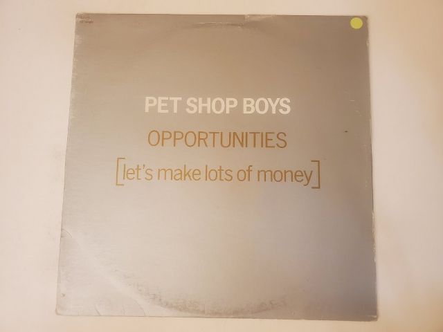 Pet Shop Boys Opportunities (Let's Make Lots of Money) vinyl record
