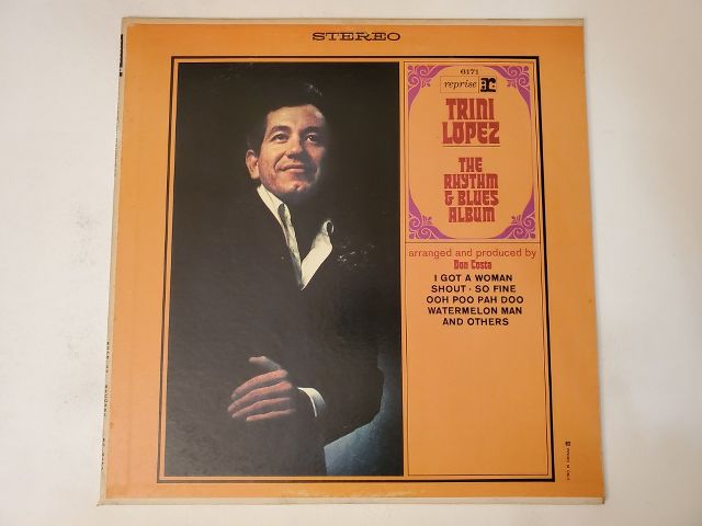 Trini Lopez The Rhythm & Blues Album vinyl record