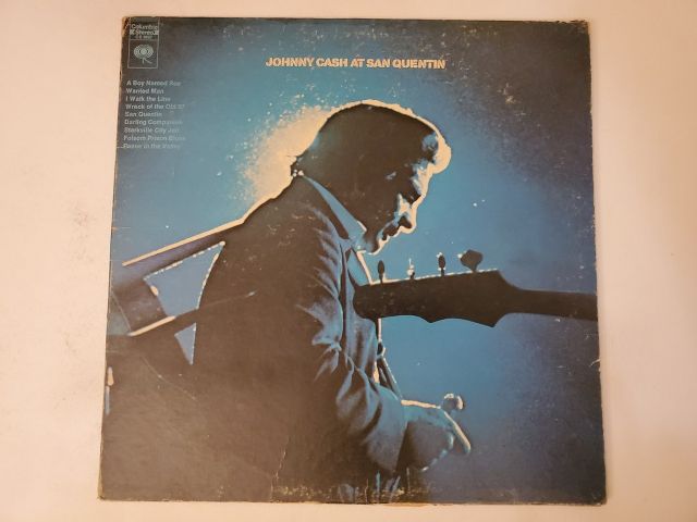 Johnny Cash At San Quentin vinyl record