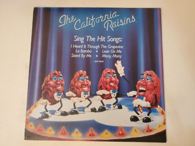 The California Raisins The California Raisins Sing the Hit Songs vinyl record
