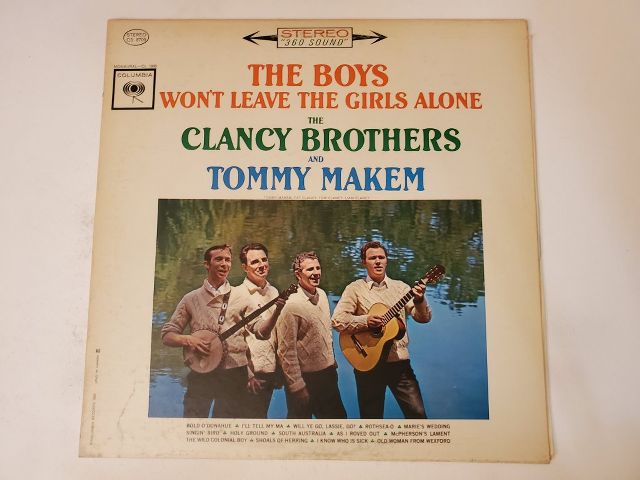 The Clancy Brothers and Tommy Makem The Boys Won't Leave the Girls Alone vinyl record