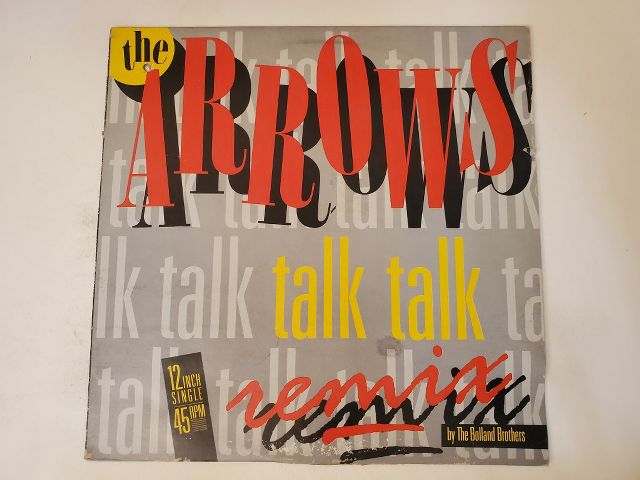 The Arrows Talk Talk (Remix) vinyl record