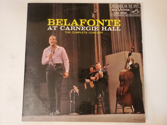 Harry Belafonte Belafonte at Carnegie Hall vinyl record