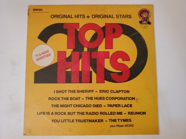 Various Artists 20 Top Hits vinyl record