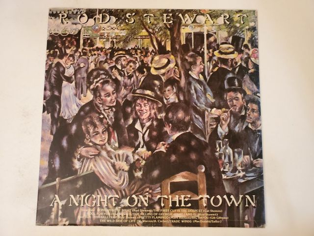 Rod Stewart A Night on the Town vinyl record