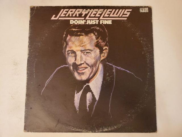 Jerry Lee Lewis Doin' Just Fine vinyl record
