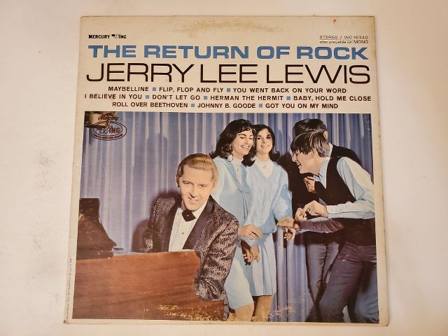 Jerry Lee Lewis The Return of Rock vinyl record