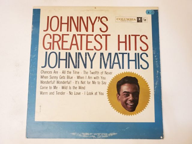 Johnny Mathis Johnny's Greatest Hits vinyl record